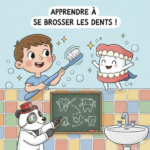 Apprendre la routine d’hygiène bucco-dentaire en s&rsquo;amusant
