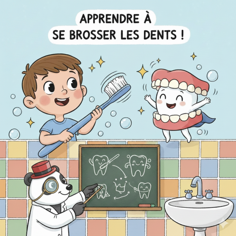 Apprendre la routine d’hygiène bucco-dentaire en s&rsquo;amusant