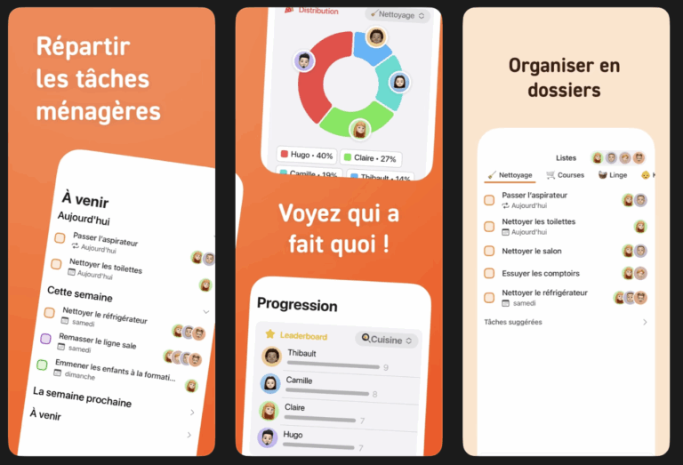 Application ACCORD pour mettre tout le monde d’accord sur les taches ménagères
