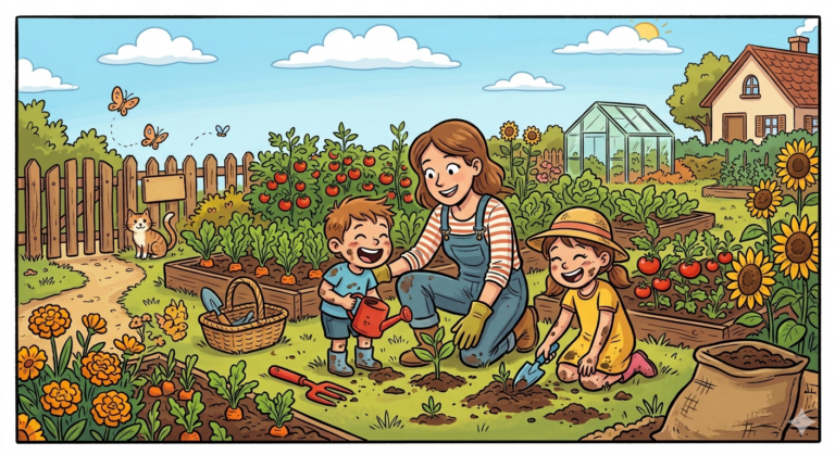 Et si on initiait nos enfants au jardinage ?