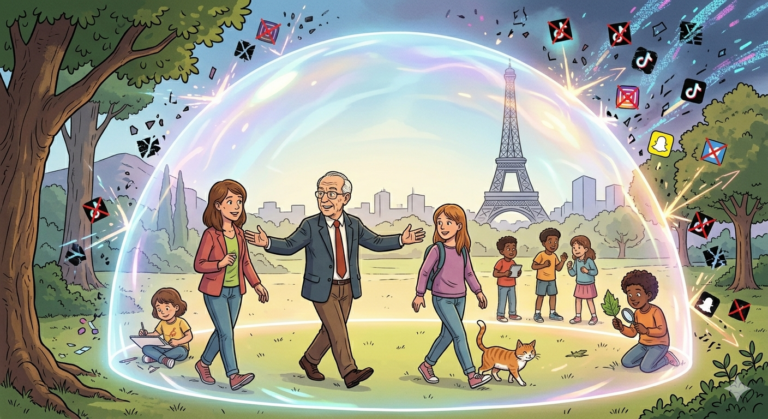 Interdiction des réseaux sociaux aux moins de 15 ans et et fin des portables au lycée